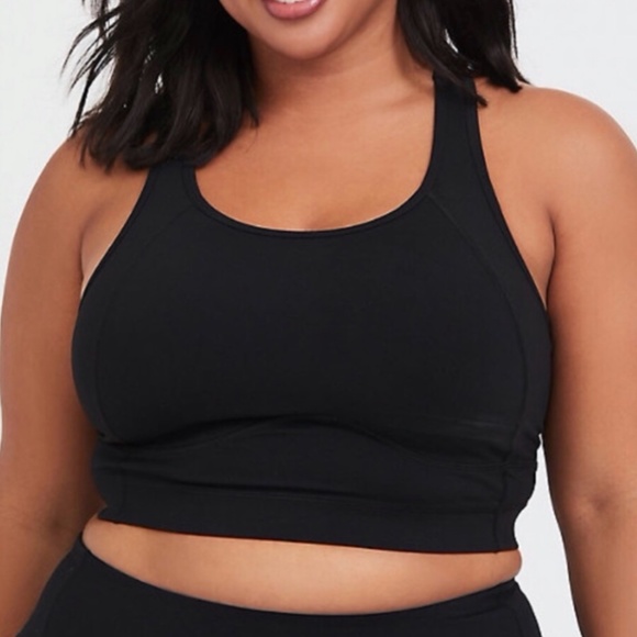 torrid Other - Torrid Women's Black Longline Wicking Sports Bra